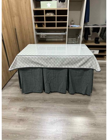 Ropa Chenilla 10 Pliegues color Gris...