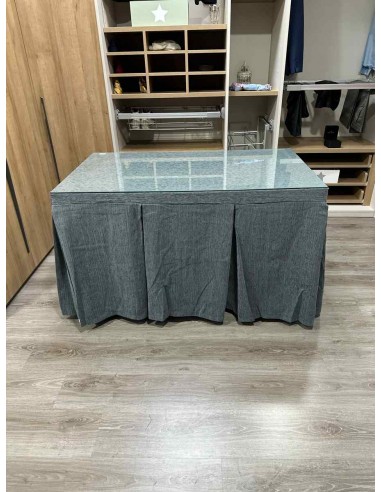 Ropa Chenilla 10 Pliegues color Gris