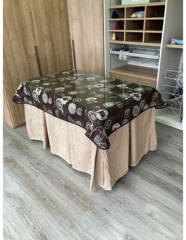 Ropa Chenilla 10 Pliegues color Beige...