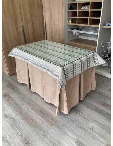 Ropa Chenilla 10 Pliegues color Beige...