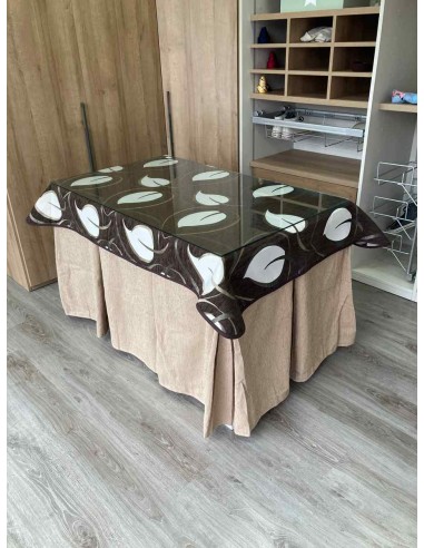 Ropa Chenilla 10 Pliegues color Beige...