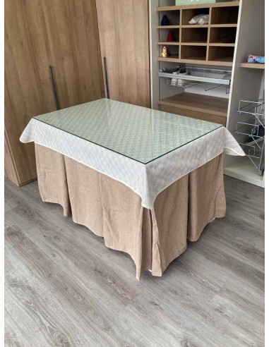 Ropa Chenilla 10 Pliegues color Beige...