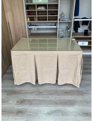 Ropa Chenilla 10 Pliegues color Beige