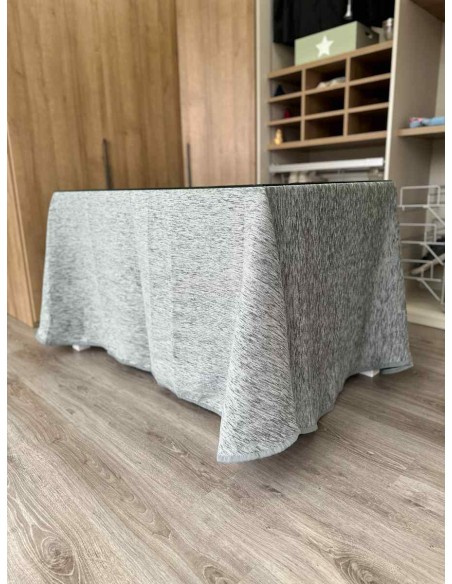 Ropa Chenilla gruesa Sin Pliegues color Gris