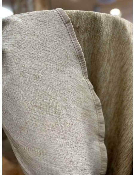 Ropa Mesa Redonda Chenilla Super Calórica color Beige