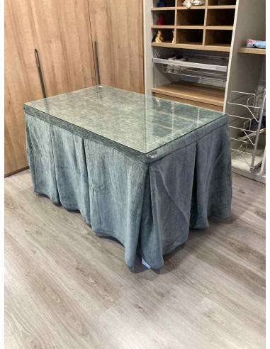 Ropa Doble Grueso 10 Pliegues Gris