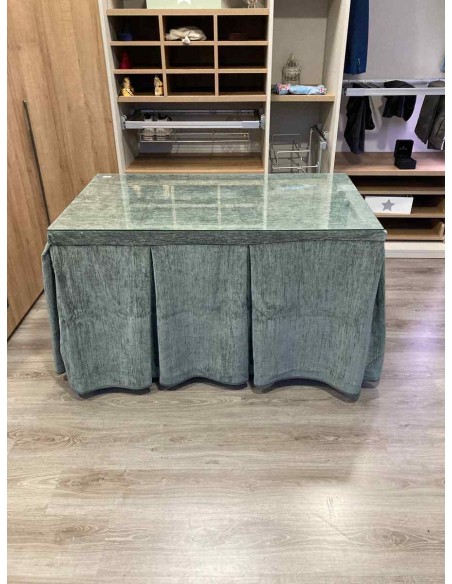 Ropa Doble Grueso 10 Pliegues Gris