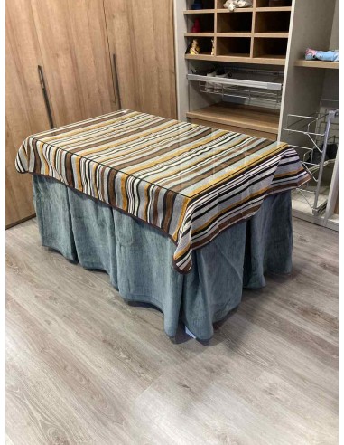 Ropa Doble Grueso 10 Pliegues Gris...