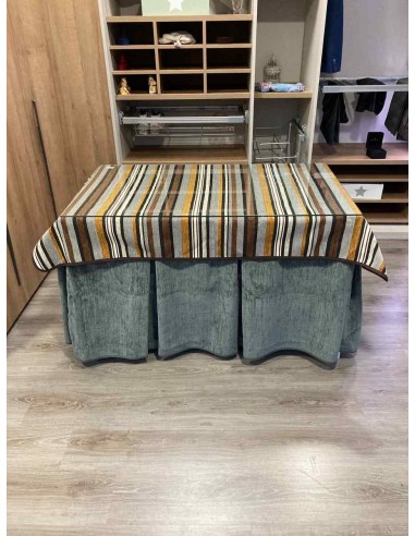 Ropa Doble Grueso 10 Pliegues Gris...