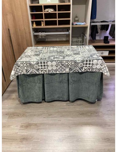 Ropa Doble Grueso 10 Pliegues Gris... Ropa Doble Grueso 10 Pliegues Gris...