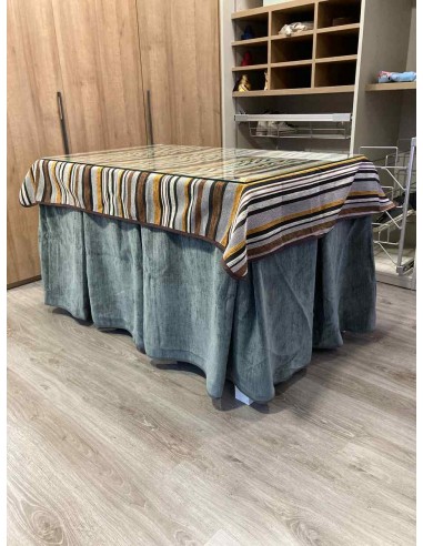 Ropa Doble Grueso 10 Pliegues Gris...