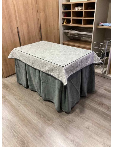 Ropa Doble Grueso 10 Pliegues Gris...