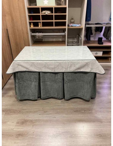 Ropa Doble Grueso 10 Pliegues Gris...