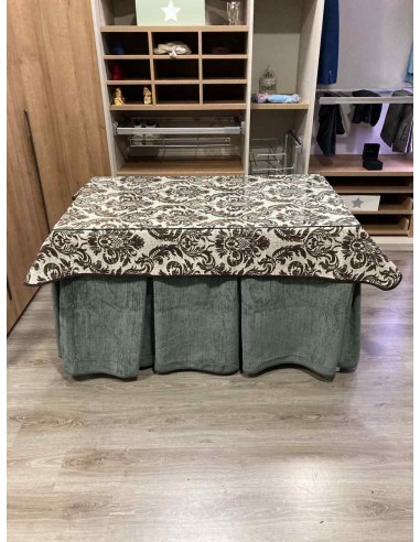 Ropa Doble Grueso 10 Pliegues Gris...