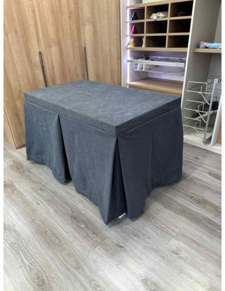 Conjunto Antimanchas Aterciopelada Triplegrueso color Grafito