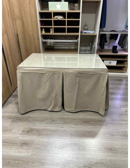 Ropa Antimanchas Aterciopelada Triplegrueso color Beige