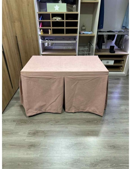 Conjunto Antimanchas Aterciopelada Triplegrueso color Rosa