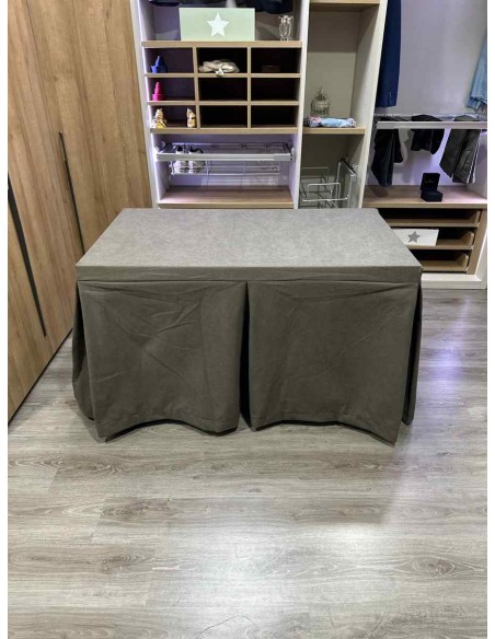 Conjunto Antimanchas Aterciopelada Triplegrueso color Chocolate