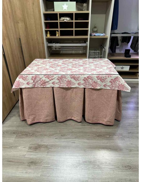 Ropa Antimanchas Extragruesa Ultraeficiente Rosa con Tapete Mosaico Rosa