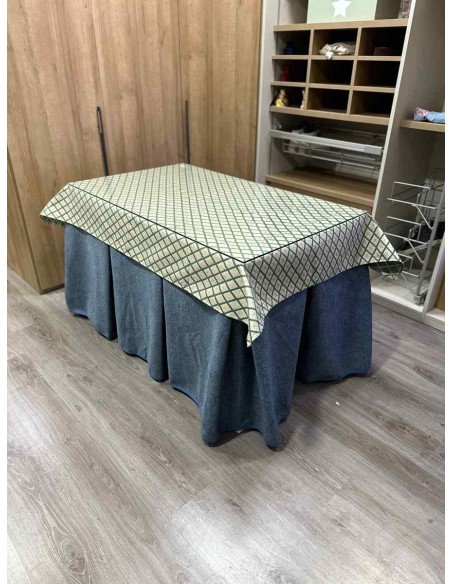 Ropa Antimanchas Extragruesa Ultraeficiente Azul con Tapete Libano Verde