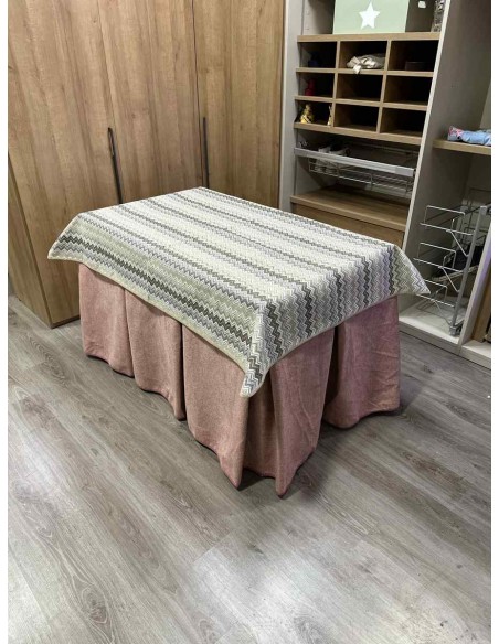 Conjunto Antimanchas Extragruesa Ultraeficiente Rosa con Tapete Estriado