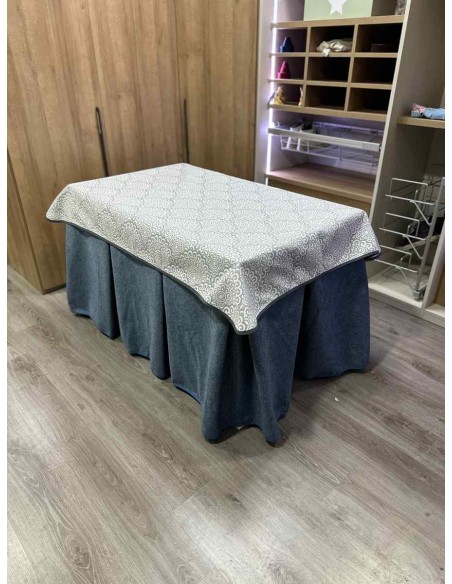 Conjunto Antimanchas Extragruesa Ultraeficiente Azul con Tapete Sol