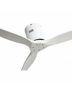 Ventilador de techo sin luz con mando a distancia en blanco  Aguilon 2