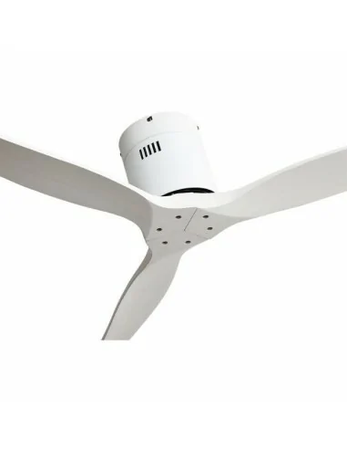 Ventilador de techo sin luz con mando a distancia en blanco  Aguilon