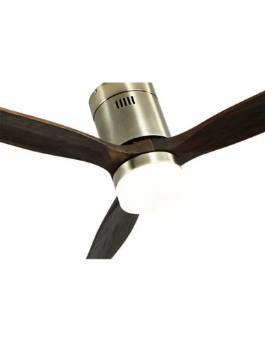 Ventilador de techo con mando y temporizador en color cuero