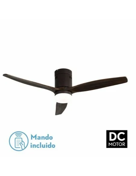 Ventilador de techo con control remoto y temporizador en Marrón  Aguilón