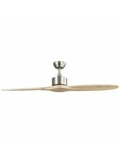 Ventilador de techo sin luz con 2 aspas Madera clara - Leste 2
