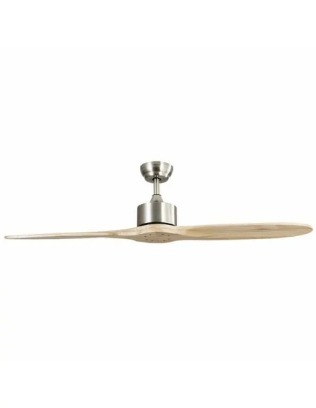 Ventilador de techo grande sin luz con 2 aspas Madera clara - Leste