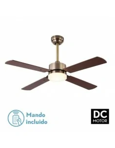 Ventilador de techo con mando a distancia luz led y motor DC - Karaburu