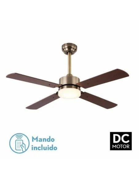 Ventilador de techo con mando a distancia luz led y motor DC - Karaburu