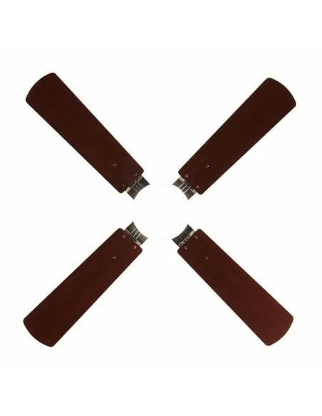 Aspas  marrones del ventilador de techo karaburu