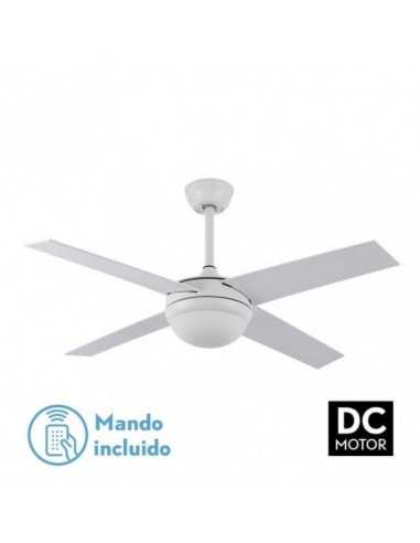 Ventilador de techo silencioso DC con mando a distancia - Eolo