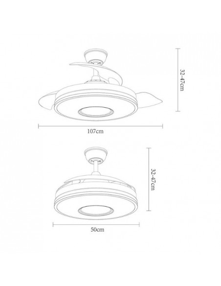 medidas ventilador aspas plegables - dani medidas ventilador aspas plegables - dani