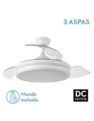 Ventilador de techo plegable con...