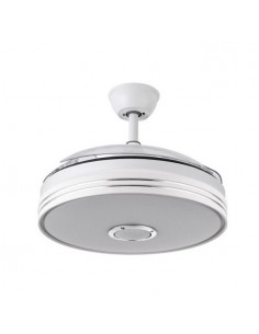 Ventilador de aspa retractil DC a control remoto color blanco - Matanuska 2