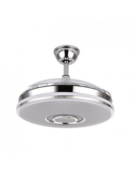 ventilador de techo retráctil silencioso motor DC