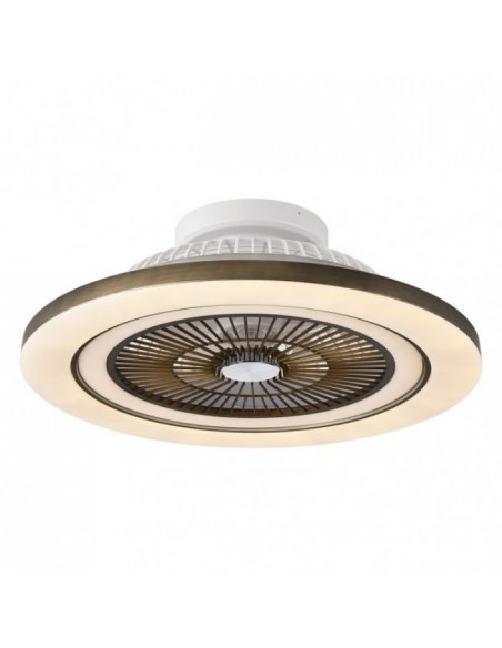 ventilador plafón con luz led