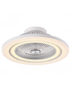 Plafón de techo ventilador con mando a distancia en blanco - Mato 2