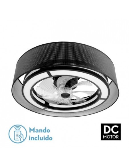 Ventilador de techo DC con luz LED plafón - Anastasia