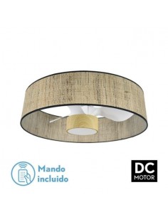 Ventilador de techo sin aspas DC bajo consumo color cañizo - Natasha