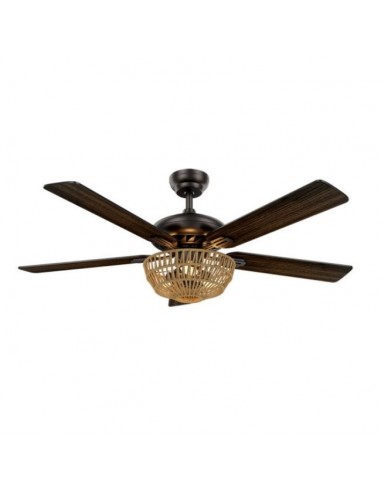 ventilador techo moderno de diseño aspas reversibles. para salones grandes - Cesta