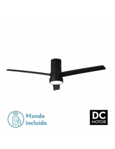 Ventilador techo grande 3 aspas minimalista - Teo negro