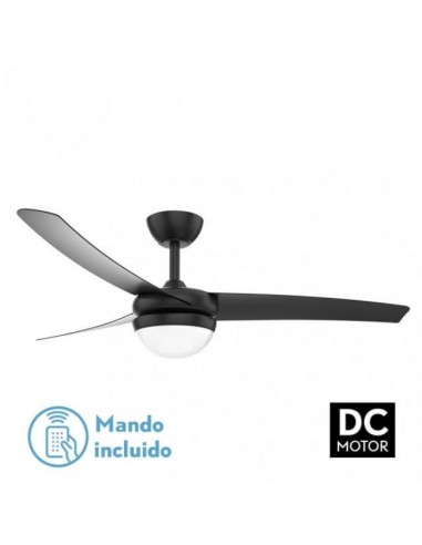 Ventilador de techo 3 aspas para habitaciones grandes - Kusi negro Ventilador de techo 3 aspas para habitaciones grandes - Kusi negro