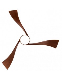 Ventilador techo grande moderno 3 aspas - Janubi marron cerezo 2