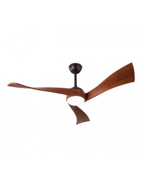 ventilador de techo grande janubi en cerezo