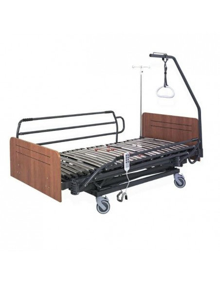 cama geriatrica con carro elevador